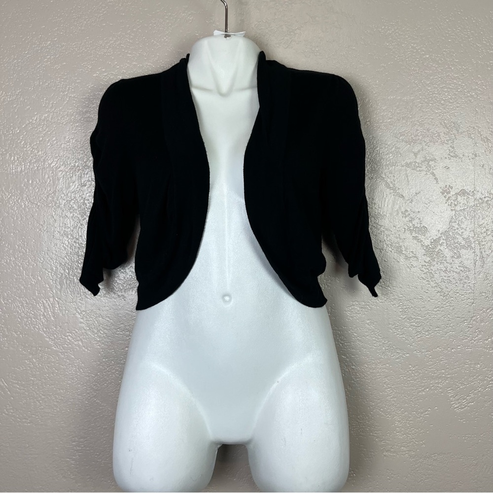 5/$30 Jessica howard women 3/5 sleeve‎ open sweater cardigan size small